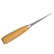 Thousand-piece wooden handle needle awl solid wood awl wooden round hole awl drillable DIY handmade leather punching tool