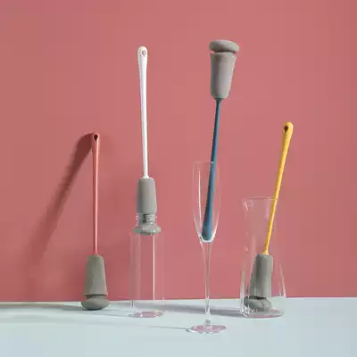 Washing Cup artifact Cup brush milk bottle brush washing Cup rinse bottle brush cleaning long handle 360 degree rotating brush Cup household Cup brush