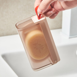 2025 Soap Box Travel Portable Soap Box High-End Light Luxury Sealed with Lid Drainage Mini Soap Storage Box