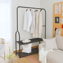 Hanging clothes hanger floor bedroom inner single lever type balcony drying clothes rack Easy home light lavish tennis red cloak hat rack