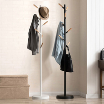  Metal coat rack floor-to-ceiling modern simple room wrought iron hanger simple household bedroom hanging clothes hanging bag shelf
