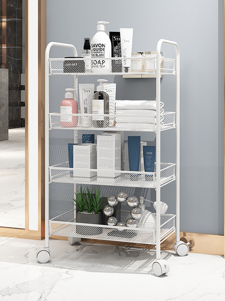Bathroom shelf floor toilet holding rack multi-layer basin rack bathroom metal storage frame