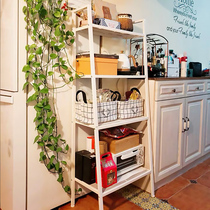  Suitable for home storage rack Floor-to-ceiling multi-layer bedroom bookshelf Kitchen storage rack Wrought iron trapezoidal balcony storage rack