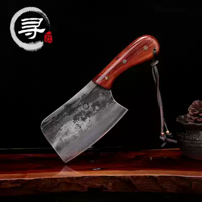 Craftsman new product handmade clip steel knife Outdoor knife Picnic knife Cutting dual-purpose manganese iron easy to sharpen kitchen knife Household