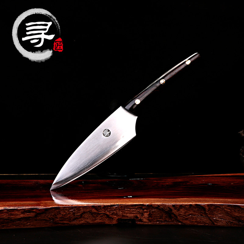 Carpenter handcrafted forged waterfruit knife Western-style paring melon fruit slicing knife high carbon clamp steel easy to wear sharp and multifunctional knife