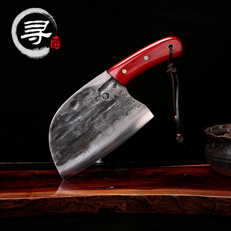Carpenter handcrafted forged kitchen knife ultra-fast and sharp chef special kitchen knife retro cutter home decapitated kitchen knife