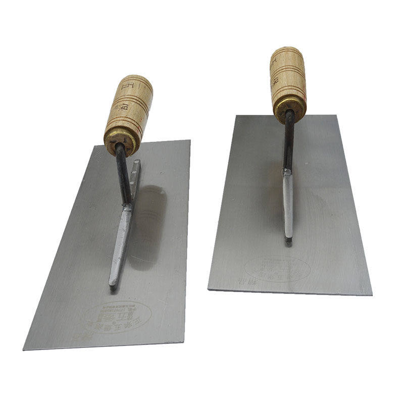 Wooden handle thickened copper ring Hangzhou Wubao plasterer Plasterer iron plate wall plastering batch ash shovel mud clip
