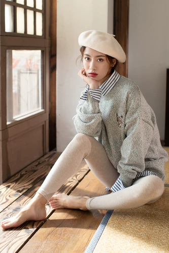 Японские штаны, леггинсы, демисезонные тонкие колготки, в обтяжку