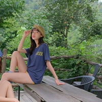 Джинсовый синий/желтый