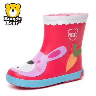Children's NEW rain boots Non-slip girls and boys water shoes Princess cute children baby big children mid-tube children's boots water boots