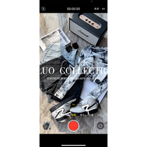 Clearance pick up leaks for 100 washed cotton denim culottes womens 2021 spring and summer casual frayed shorts