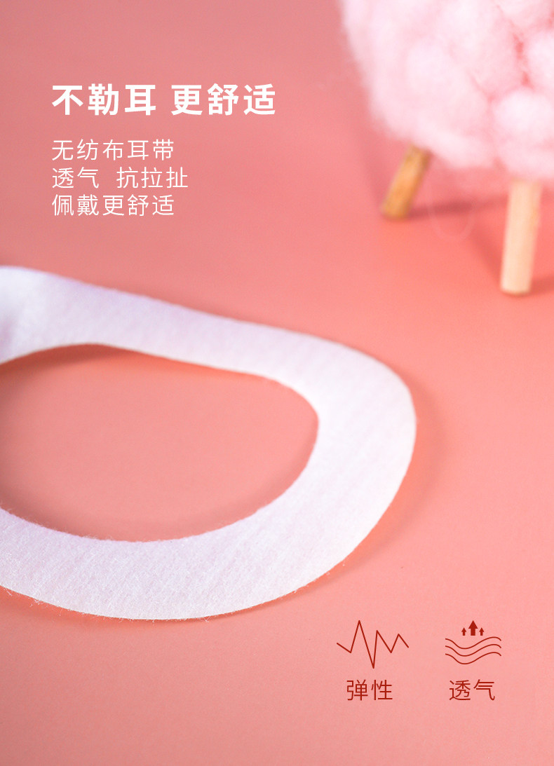 为开学做准备 unifree 一次性儿童3d立体口罩 30个 图5
