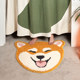 Warm algae cartoon bathroom absorbent floor mat household bathroom door mat tufting non-slip foot mat plush carpet