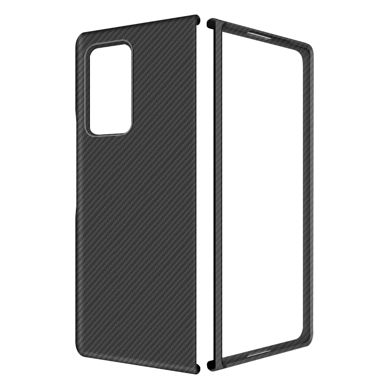Suitable for Samsung fold2 mobile phone protection shell w21 protective sleeve z fold2 carbon fiber zfold2 full package anti-fall 5g limited edition w2021 ultra-thin border folding screen sm