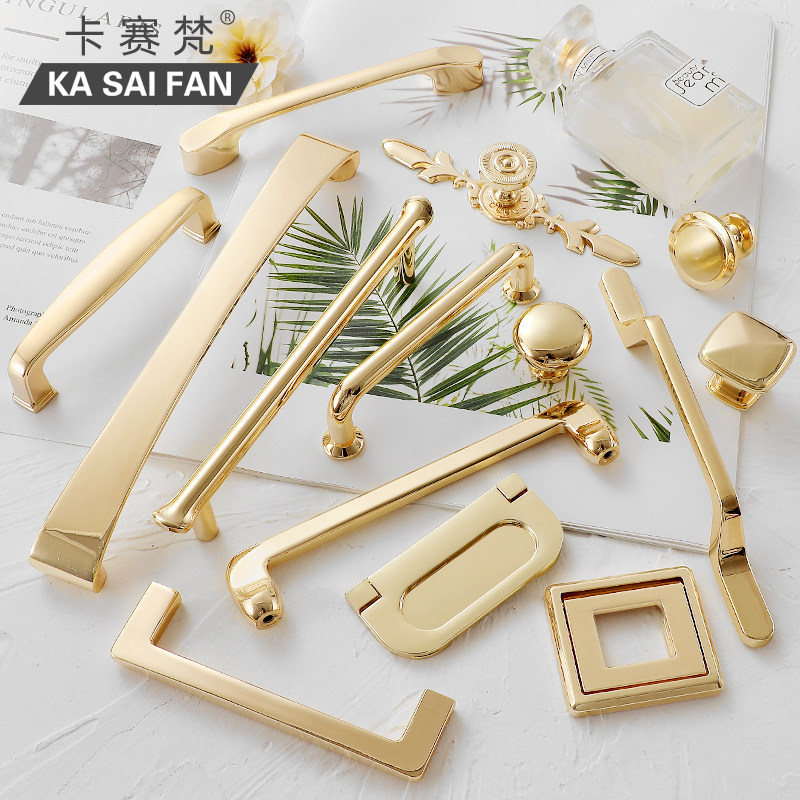 Modern Handle Wardrobe Minima Nordic Golden Light Lavish K Gold Cabinet Door Handle Wardrobe American Shiny Gold Overall Cabinet Handle