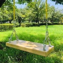 Swing rural bedroom separate solid wood swing indoor sitting board small yard hanging basket hanging chair adult home girl