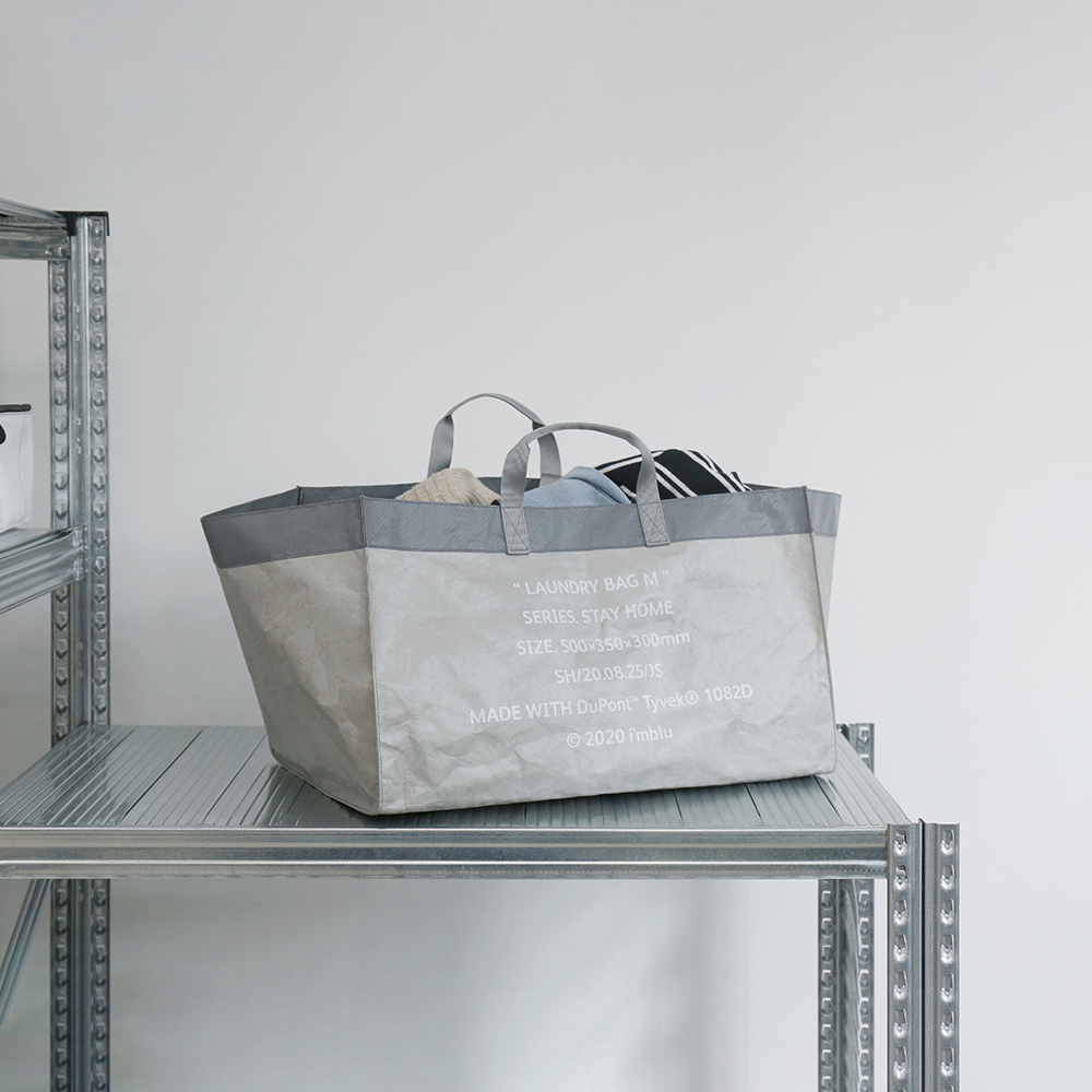 imblu good live series dirty clothes basket industrial wind Dupont paper storage bag oversized shopping bag containing basket