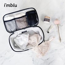 IMLU roaming series underwear bag upper and lower two layers separate storage bag clothing storage bag travel washing bag