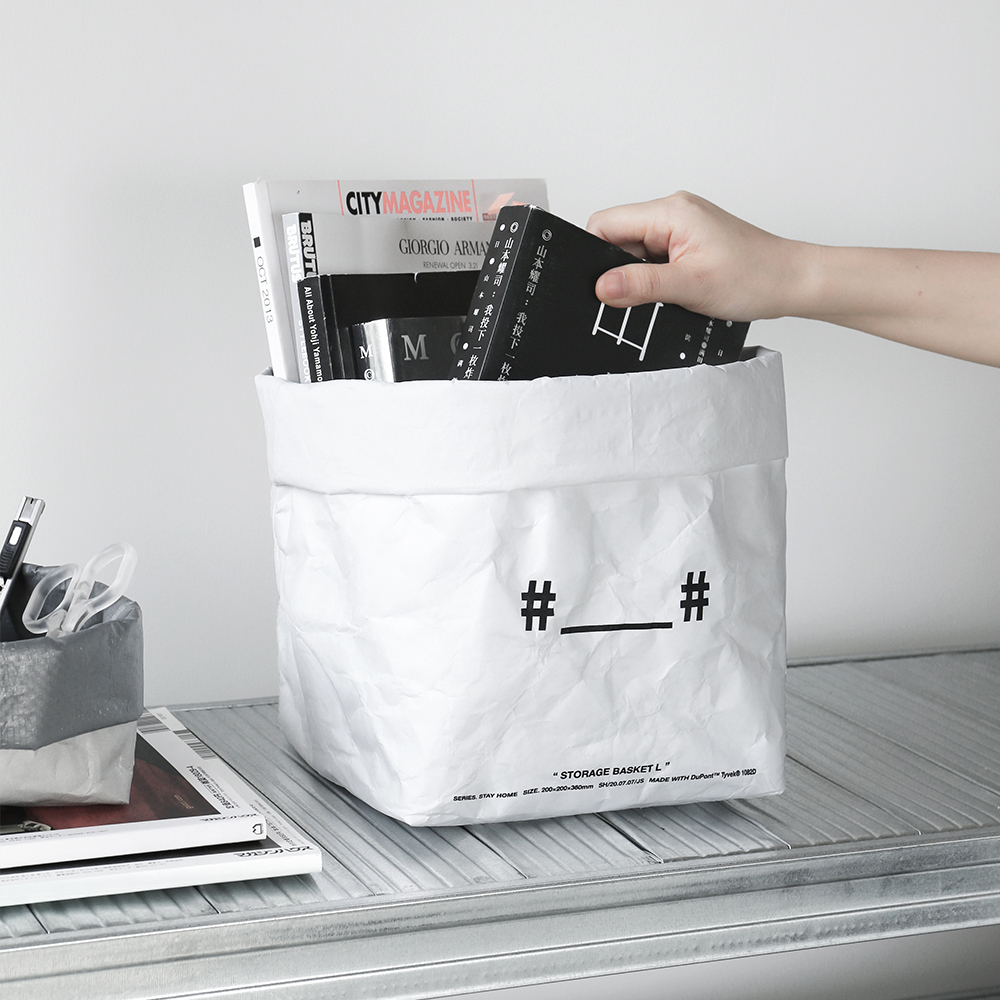 IMLU live series storage basket industrial wind snack basket DuPont paper table toy coffee tea bag storage bag