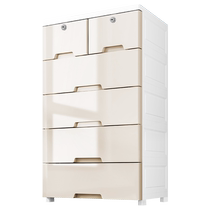 Thickened baby and child wardrobe plastic storage cabinet 65 wide baby bedroom storage cabinet drawer type clothes cabinet bedside table
