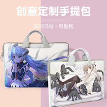 Customized two-dimensional anime cartoon computer bag 15 6 inch dating Big Battle Black Rock Shooter fate portable notebook bag 14 good looking computer bag cute 17 3 inch shoulder crossbody 13 3