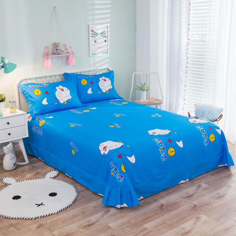 Cartoon bedding four-piece set of 100% cotton children's boys and girls sheets and quilt sets of three 4-piece sets of 3