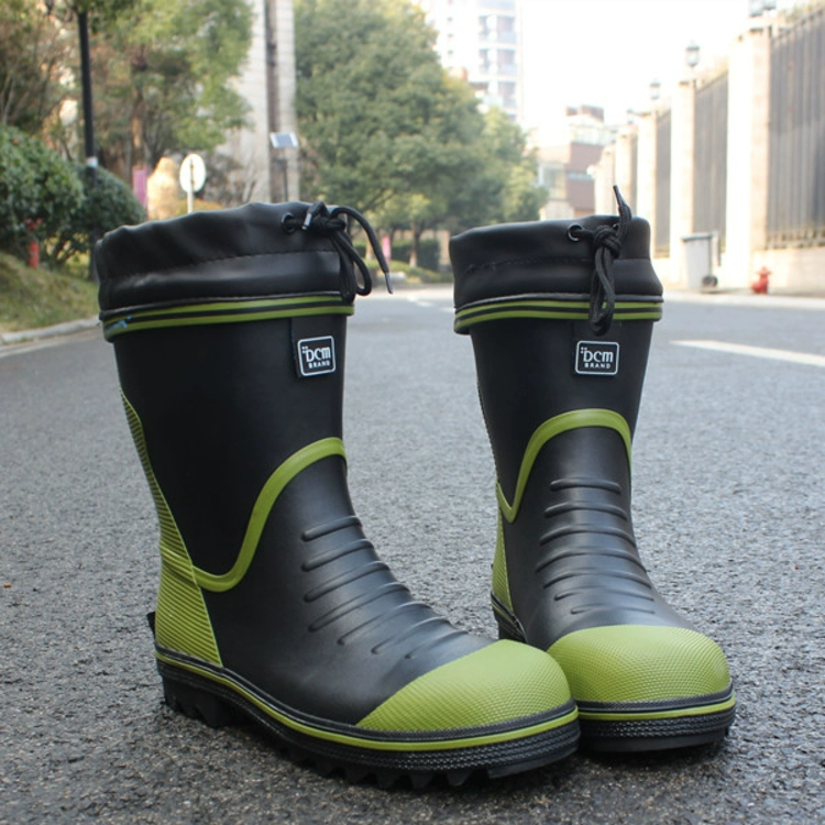 Giày đi mưa ngắn nam chống trượt cao su không thấm nước cao su thoáng khí - Rainshoes giày lưới nam chịu nước