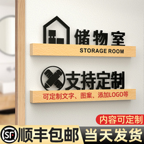 Storage room doorplate warehouse ID cards Acrylic Groceries signage Grass Room Signage Set for coffers Signs Department Hotels Workshop Coroom Cue Cards Creativity Solid listings Customized