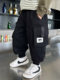 Boys' Cargo Pants Spring and Autumn 2026 New Style Cool and Stylish Fleece-Lined Pants Children's Thickened Long Pants Spring and Autumn
