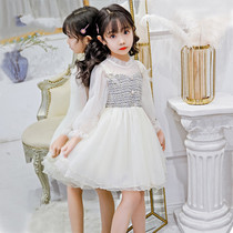 Italian Bambet girl dress summer 2021 new childrens clothing little girl puffy gauze princess dress summer