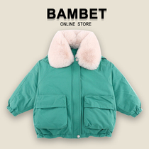 Italy Bambet girl down cotton coat autumn winter coat 2021 new bread clothes