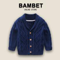 Bambet sweaters coat cotton 2021 spring autumn childrens clothing childrens sweater childrens knitted cardigan