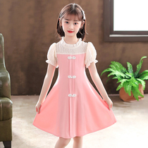 Italian girl dress summer dress foreign style childrens skirt childrens clothing New middle child Korean princess dress summer