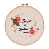 Набор материалов ручной работы для начинающих, ткань, подвеска, DIY, с вышивкой, принт, подарок на день рождения