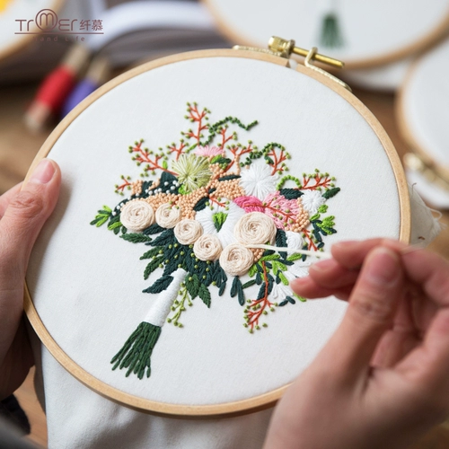 Трехмерный набор материалов для беременных, «сделай сам», с вышивкой, подходит для начинающих, свадебный подарок, европейский стиль