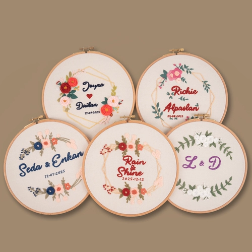 Набор материалов ручной работы для начинающих, ткань, подвеска, DIY, с вышивкой, принт, подарок на день рождения