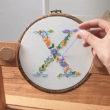 Набор материалов с буквами ручной работы для начинающих, шарф, с вышивкой, «сделай сам», подарок на день рождения