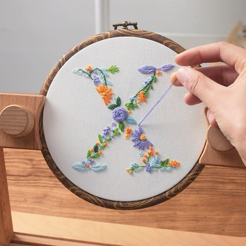 Набор материалов с буквами ручной работы для начинающих, шарф, с вышивкой, «сделай сам», подарок на день рождения