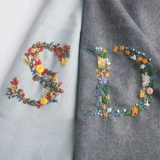 Набор материалов с буквами ручной работы для начинающих, шарф, с вышивкой, «сделай сам», подарок на день рождения