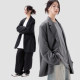 Korean ins style men's and women's suits loose all-match retro spring and autumn casual suit jacket
