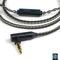 BGVP D5 mixed crystal copper silver plated upgrade line DX5 QDC Xie Lan Tue IE800S se215 846