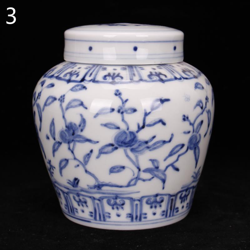 Jingdezhen hand - made kirin dragon grain day word wind canister caddy fixings antique ceramic tea set, tea is tea storage storehouse