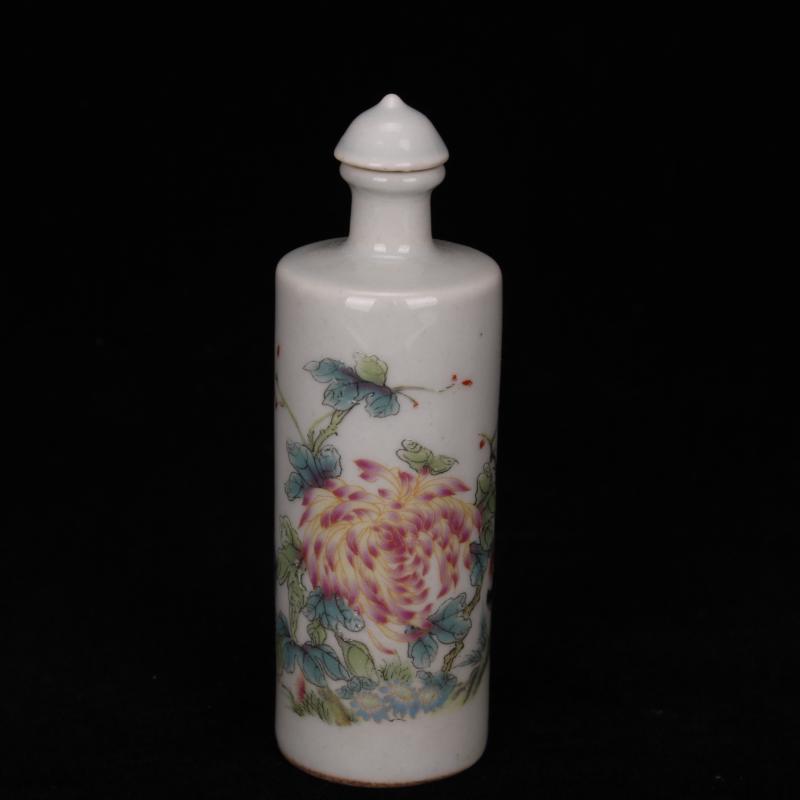 Jingdezhen archaize play jade antique old porcelain mini snuff bottle the study ancient frame to collect small place