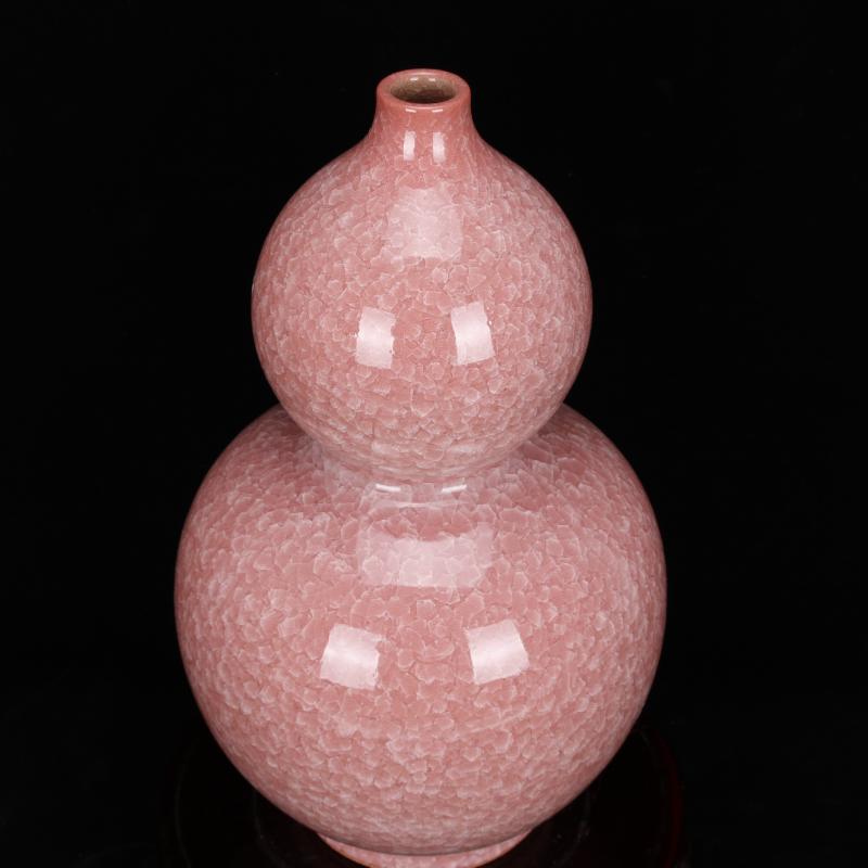 Archaize of jingdezhen porcelain borneol crackle vase classical Chinese style household decorative vase do old antique handicrafts