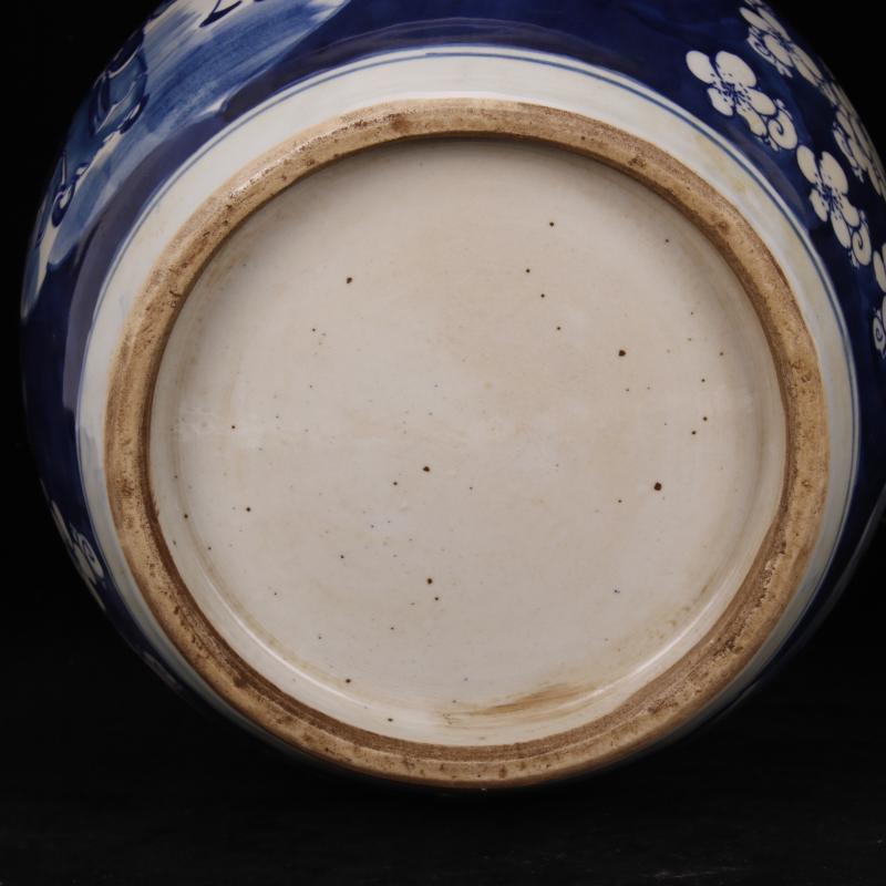 Pure checking porcelain of jingdezhen folk old man the way old POTS do old antique reproduction antique collection furnishing articles