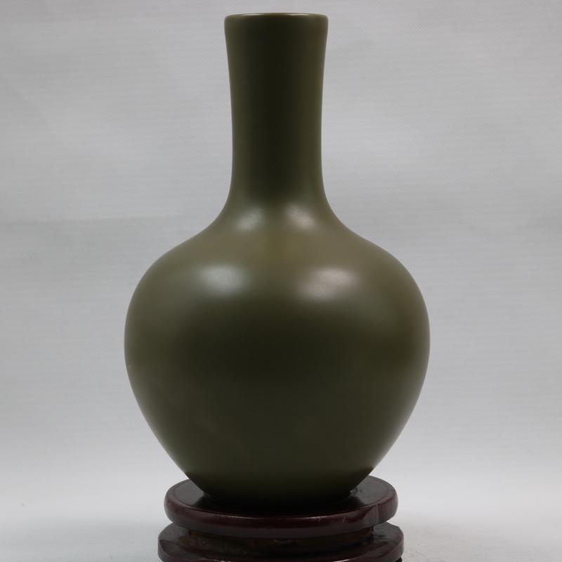 Jingdezhen ceramics glaze vase household adornment is placed at the end of the tea generic yongzheng antique antique handicraft