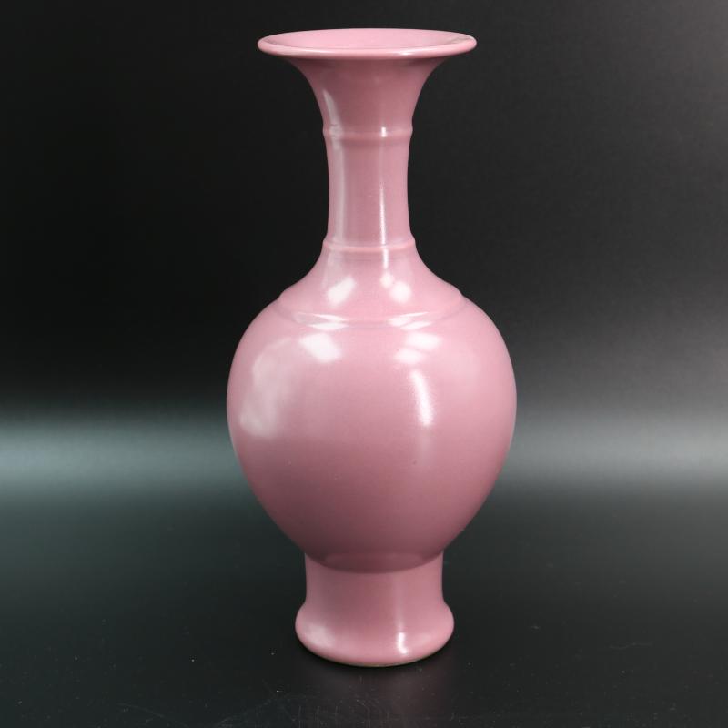 Carmine jingdezhen ceramics glaze vase household adornment furnishing articles of generic yongzheng antique antique handicraft