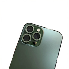 Телефон протектор объектива 奥玛顿适用iphone15pro镜头膜苹果14promax闪粉装饰摄像头保护贴分体镜头保护盖13保护罩12pm保护圈11钻石贴