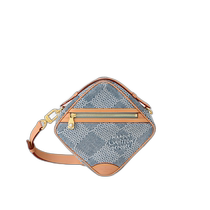 European direct mail LOUIS VUITTON Louis Vuitton chess messenger bag canvas cotton canvas