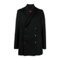 Hong Kong Direct Mail 424 Men Cashmere Double-Row Buttoned Coat